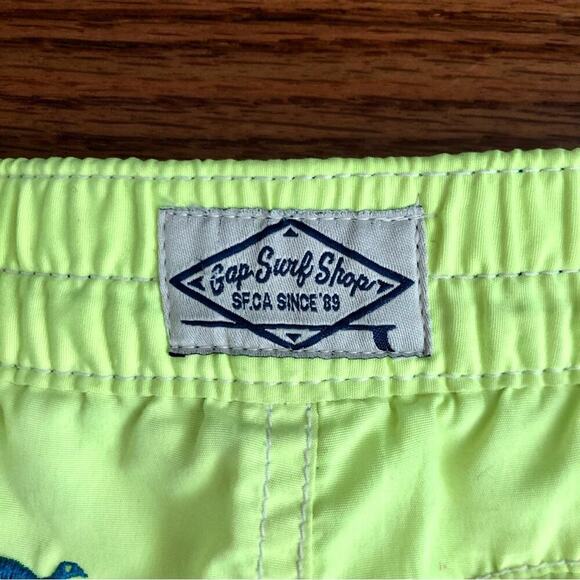 Baby Gap Embroidered Dinosaurs Appliqués  Yellow Swimming Trunks Boy’s Size 5 - Picture 8 of 10